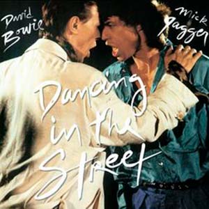 David Bowie & Mick Jagger - Dancing In The Street - single cover