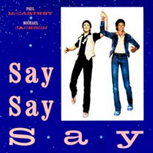 Paul McCartney & Michael Jackson - Say Say Say - single cover
