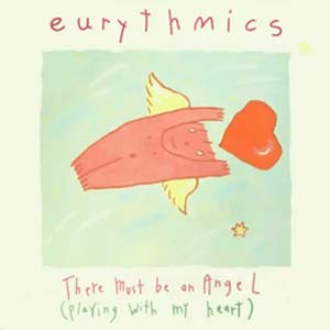 Eurythmics - There Must Be An Angel (Playing With My Heart) - Single Cover