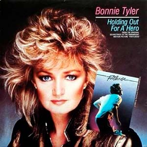 Bonnie Tyler - Holding Out For A Hero - single cover