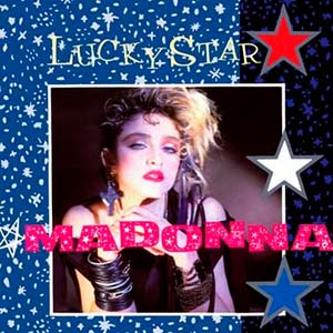 Madonna - Lucky Star - single cover