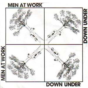 Men At Work - Down Under - Single Cover