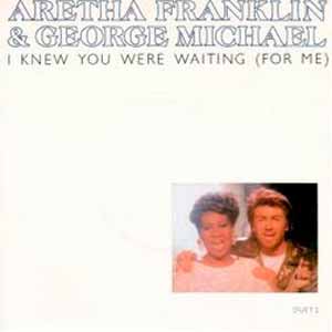 Aretha Franklin & George Michael - I Knew You Were Waiting (For Me) - single cover