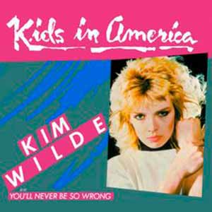 Kim Wilde - Kids In America - single cover
